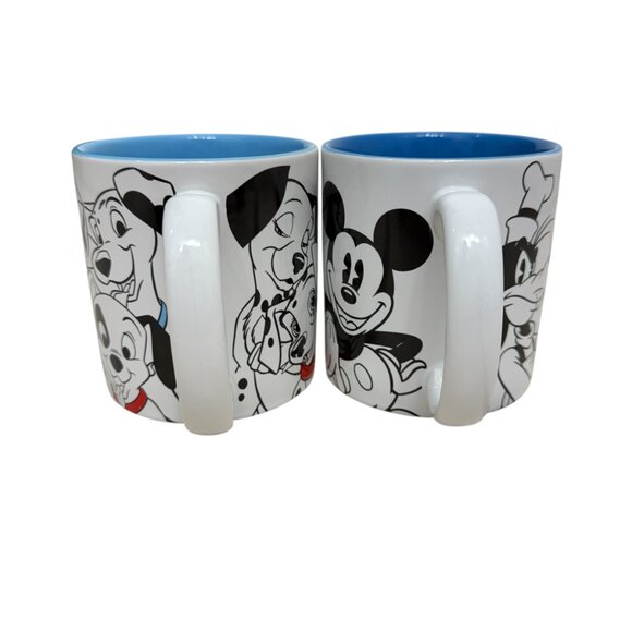 Disney Store set of 2 Coffee Mugs 101 Dalmatians & Mickey and friends - Picture 4 of 5